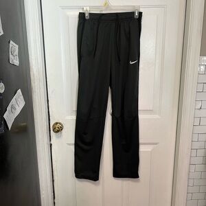Nike women’s charcoal Joggers with White Logo